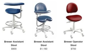 Brewer Stools, Dental Stools, Brewer